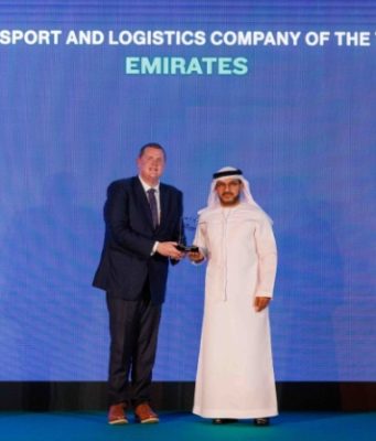 EMIRATES NAMED TRANSPORT & LOGISTICS COMPANY OF THE YEAR AT THE GULF BUSINESS AWARD 2023