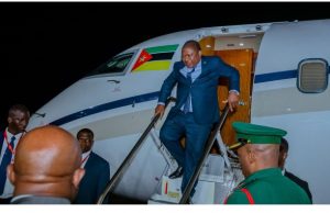 RAIS NYUSI AWASILI TANZANIA KWA ZIARA YA KITAIFA