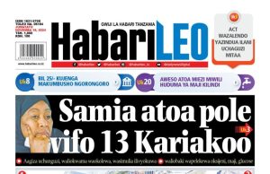 HAYA HAPA MAGAZETI YA LEO JUMATATU- NOVEMBA 18,2024
