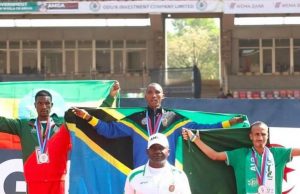 HONGERENI WANARIADHA WA TANZANIA KWA KUSHINDA MEDALI ZA DHAHABU