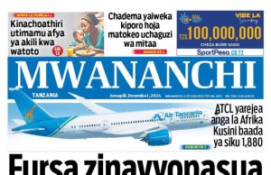 HAYA HAPA MAGAZETI YA LEO JUMAPILI TAREHE 01,DECEMBAR 2024.