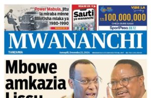 HAYA HAPA MAGAZETI YA LEO JUMAPILI TAREHE 22,DISEMBA 2024.