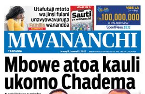 HAYA HAPA MAGAZETI YA LEO JUMAPILI TAREHE 5,JANUARI 2025.