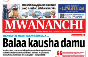 HAYA HAPA MAGAZETI YA LEO JUMAMOSI 15 MACHI -2025.