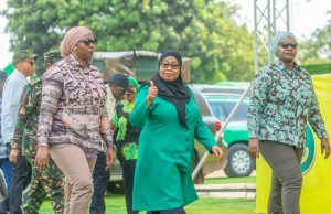 DKT. SAMIA SULUHU HASSAN AWASILI UWANJA WA KESHA KINYEREZI