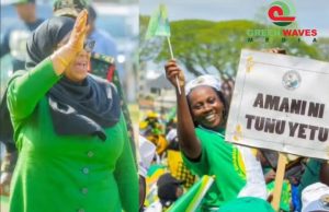 DKT. SAMIA ALIVYOWASILI MNAZI MMOJA KWENYE KAMPENI ZA UCHAGUZI MKUU