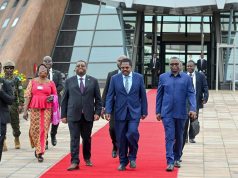 MAKAMU WA RAIS AKIREJEA NCHINI BAADA YA MKUTANO WA MAZIWA MAKUU.