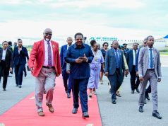 MAKAMU WA RAIS DKT. NCHIMBI ATUA NCHINI ZAMBIA KUMWAKILISHA RAIS SAMIA.