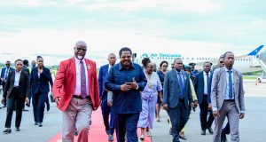 MAKAMU WA RAIS DKT. NCHIMBI ATUA NCHINI ZAMBIA KUMWAKILISHA RAIS SAMIA.