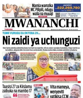 SOMA MAGAZETI YA LEO IJUMAA NOVEMBA 21- 2025