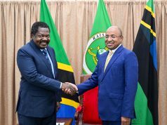 MAKAMU WA RAIS WA JAMHURI YA MUUNGANO WA TANZANIA AFANYA MAZUNGUMZO NA RAIS WA ZANZIBAR