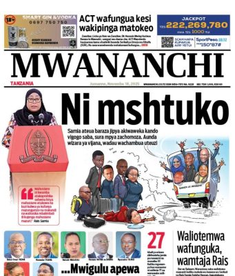 SOMA MAGAZETI YA LEO NOVEMBA 18 – 2025