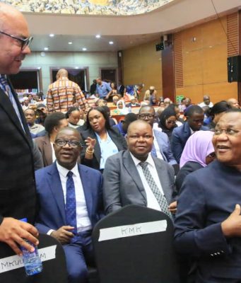 MAWAZIRI MBALIMBALI KATIKA MKUTANO WA RAIS SAMIA NA WAZEE WA DAR ES SALAAM JNICC