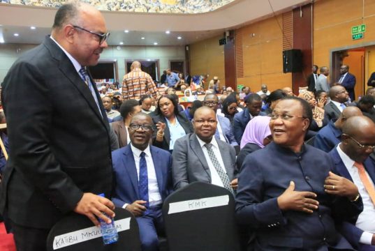 MAWAZIRI MBALIMBALI KATIKA MKUTANO WA RAIS SAMIA NA WAZEE WA DAR ES SALAAM JNICC