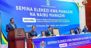 MHE.NCHIMBI AMEFUNGUA SEMINA ELEKEZI KWA MAWAZIRI NA NAIBU MAWAZIRI DAR ES SALAAM.