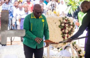 MONGELLA AMUWAKILISHA DKT. MIGIRO MAZISHI YA JENISTA MHAGAMA PERAMIHO