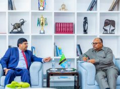 WAZIRI KOMBO AKUTANA NA BALOZI WA INDIA NCHINI