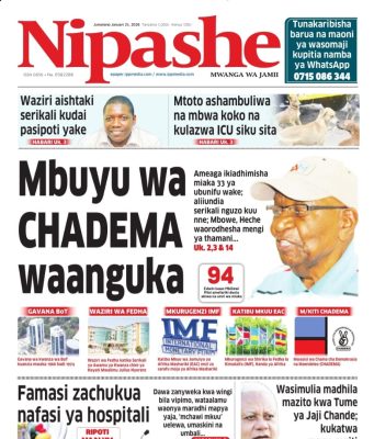 HAYA HAPA MAGAZETI YA LEO JUMATANO JANUARI 21_2026.