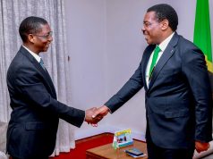 DKT. MWIGULU AKUTANA NA GAVANA WA BENKI KUU YA TANZANIA