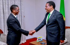 DKT. MWIGULU AKUTANA NA GAVANA WA BENKI KUU YA TANZANIA