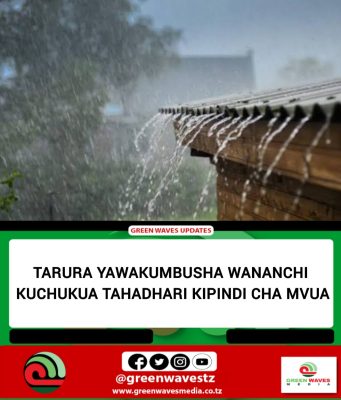 TARURA YAWAKUMBUSHA. WANANCHI KUCHUKUA TAHADHARI KIPINDI CHA MVUA