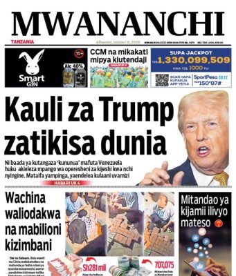 SOMA MAGAZETI YA LEO JANUARI 08 – 2026