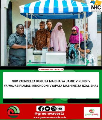 NHC YAENDELEA KUGUSA MAISHA YA JAMII: VIKUNDI VYA WAJASIRIAMALI KINONDONI VYAPATA MASHINE ZA UZALISHAJ