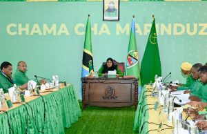 MWENYEKITI WA CCM Dkt. SAMIA SULUHU HASSAN AKIONGOZA KIKAO CHA KAMATI KUU YA CCM, ZANZIBAR