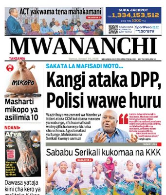 HAYA HAPA MAGAZETI YA LEO IJUMAA 30 JANUARI 2026.