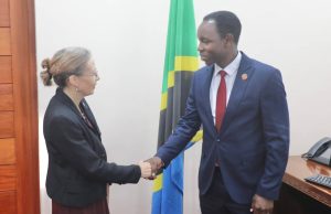 WAZIRI KATAMBI AKUTANA NA BALOZI WA UINGEREZA NCHINI TANZANIA